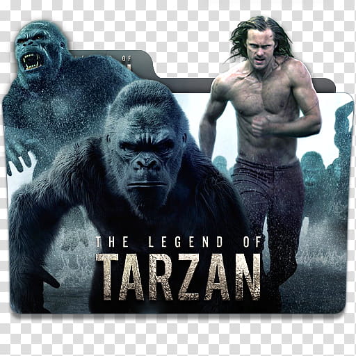 The Legend of Tarzan  Folder Icon , The Legend of Tarzan v transparent background PNG clipart