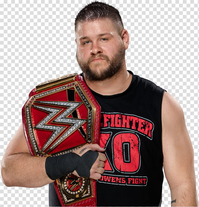 Kevin Owens WWE Universal Champion  transparent background PNG clipart