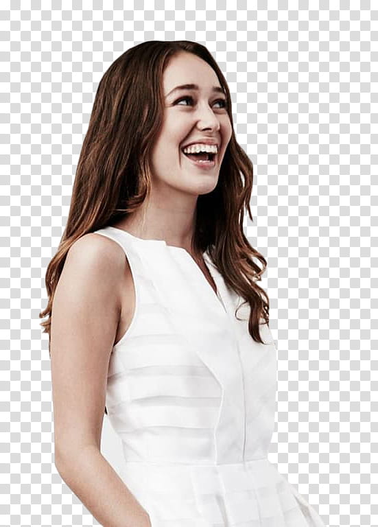 Alycia Debnam Carey, women's white sleeveless dress transparent background PNG clipart