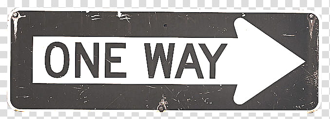 , gray and white one way signage transparent background PNG clipart