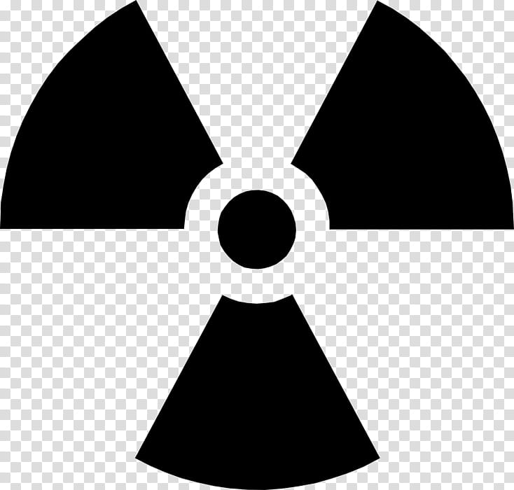 graphy Logo, Radioactive Decay, Hazard Symbol, Radiation, Ionizing Radiation, Blackandwhite, Circle, Symmetry transparent background PNG clipart