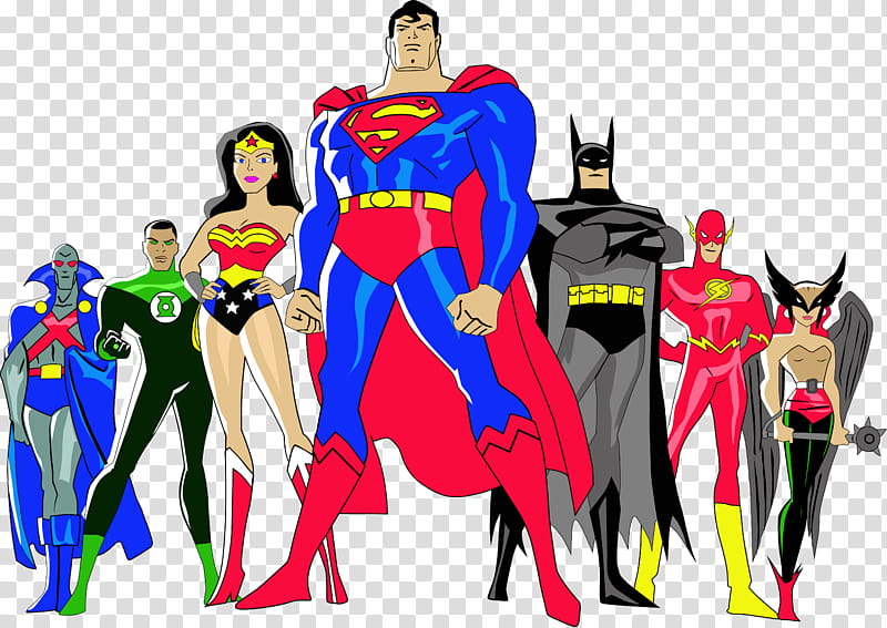 justice league of america, Marvel superheroes transparent background PNG clipart