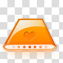 Orangeade Icons, Drive-Favourites transparent background PNG clipart