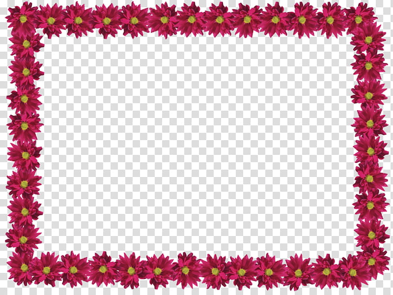 frame, red flower frame transparent background PNG clipart