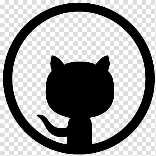 Cat Icon, Github, Github Pages, User, Computer, Share Icon, Source Code, Black transparent background PNG clipart