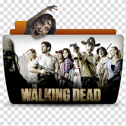 TV Folder Icons ColorFlow Set , The Walking Dead , The Walking Dead screenshot transparent background PNG clipart