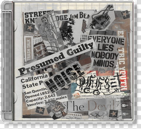 Album Cover Icons, bordumb, Presumed Guilty CD cover transparent background PNG clipart