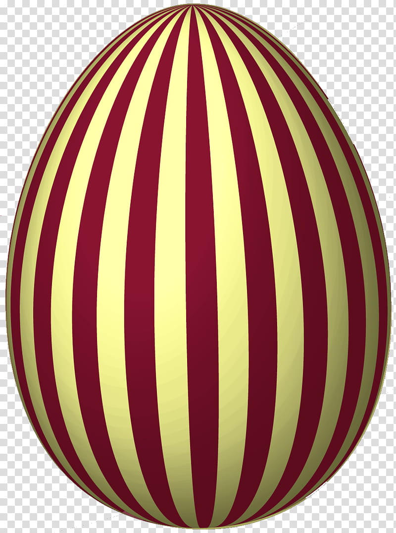 yellow and red striped egg illustration transparent background PNG clipart