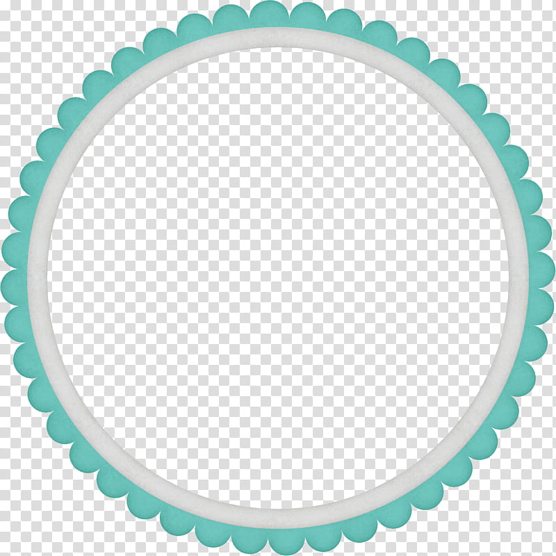 Elements , round teal and white border illustration transparent background PNG clipart