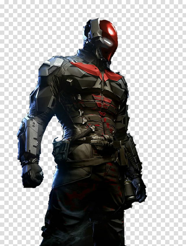 Red Hood Arkham Knight style Render transparent background PNG clipart