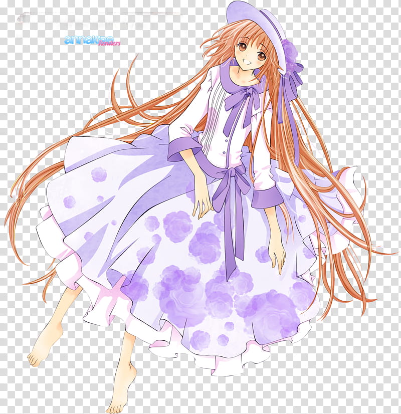 CLAMP Render , brown-haired female character transparent background PNG clipart