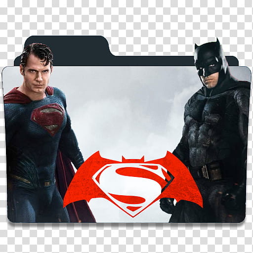 Batman v Superman Dawn Of Justice Folder Icon transparent background PNG clipart
