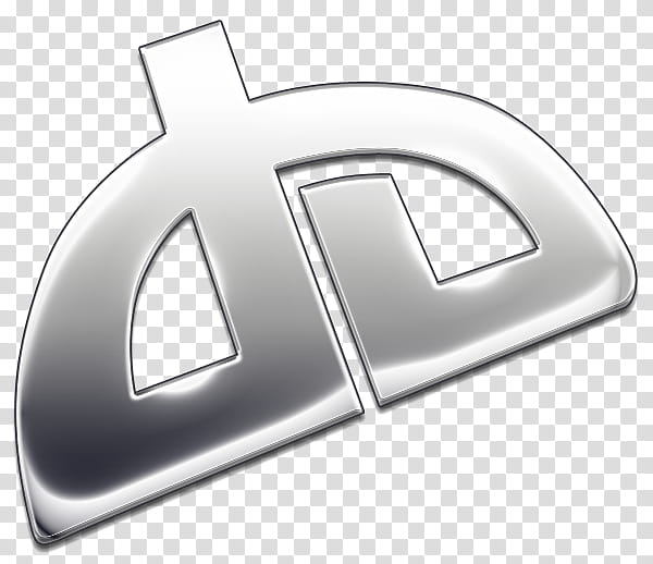 DA Metal Logo, white computer icon transparent background PNG clipart