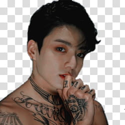 JEON JUNGKOOK TATTOO BTS BADBOY transparent background PNG clipart