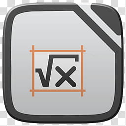 Marei Icon Theme, square root of x text transparent background PNG clipart