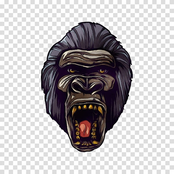 roar headgear mandrill, Watercolor, Paint, Wet Ink transparent background PNG clipart