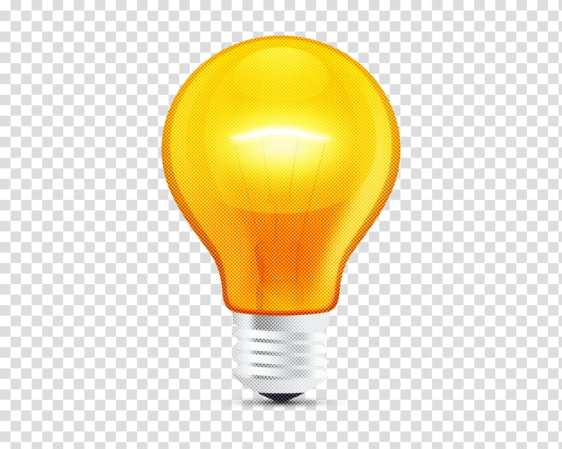Light bulb, Yellow, Lighting, Incandescent Light Bulb, Amber, Compact Fluorescent Lamp, Light Fixture transparent background PNG clipart