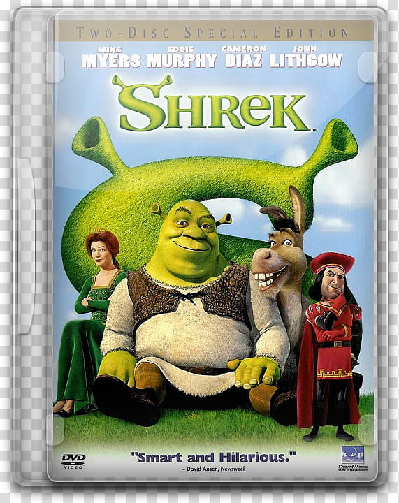 DVD Movie Case Icons, Shrek transparent background PNG clipart