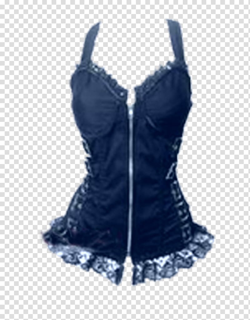 Gothic Clothing , blue corset transparent background PNG clipart
