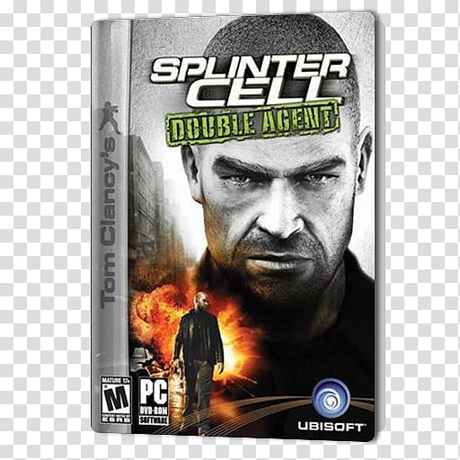 PC Games Dock Icons , Splinter Cell Double Agent, Splinter Cell Double Agent PC game case transparent background PNG clipart