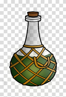 Poison bottle green, white and green bottle transparent background PNG clipart