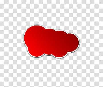 red and white clouds transparent background PNG clipart