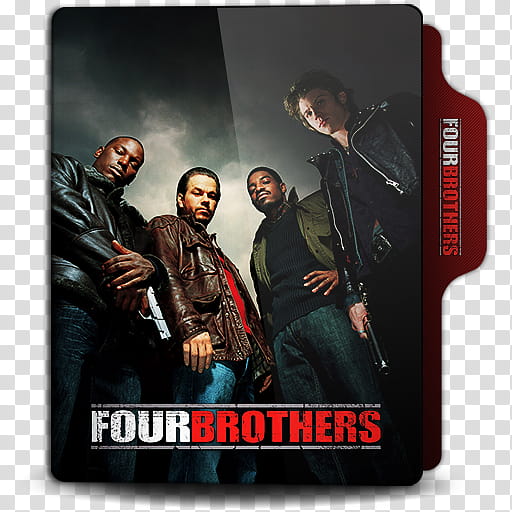 Movies  folder icon, Four Brothers. () transparent background PNG clipart