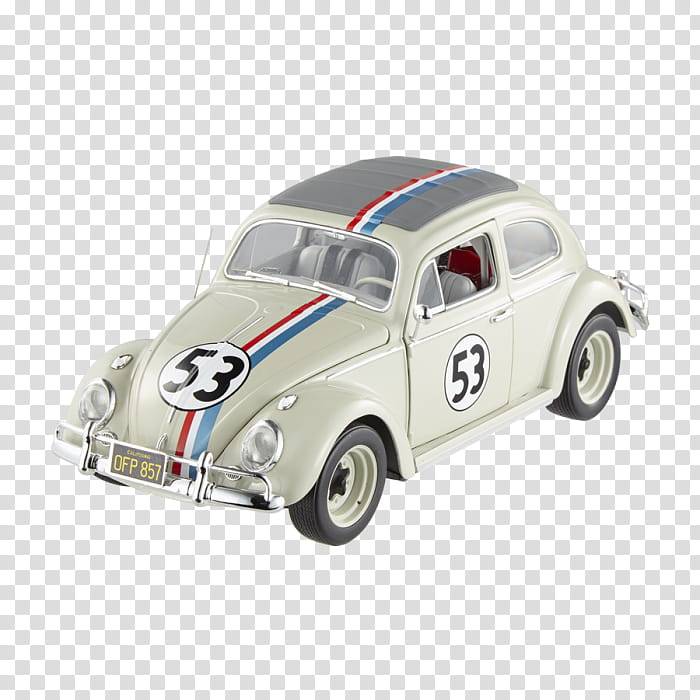 Hot Wheels, Herbie, Volkswagen Beetle, Diecast Toy, Herbie The Love Bug, 118 Scale, Model Car, Herbie Goes To Monte Carlo transparent background PNG clipart