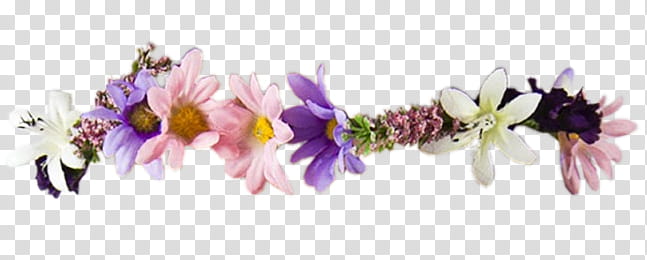 assorted-colored flower garland illustration transparent background PNG clipart