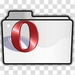 Folder Icon Set, Opera, Opera Mini folder icon transparent background PNG clipart