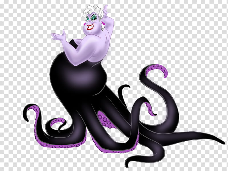 Ursula, Disney The Little Mermaid ,Ursula transparent background PNG