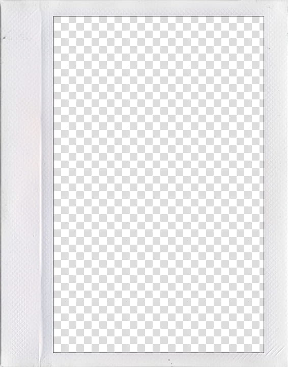 MARCOS POLAROID , rectangular white frame transparent background PNG clipart