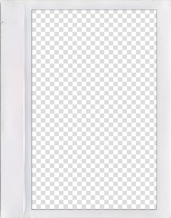 Polaroid Frames, rectangular white frame illustration transparent background PNG clipart