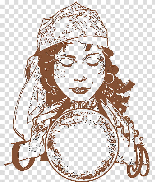 Drawing People, Fortunetelling, Crystal Ball, Coloring Book, Psychic, Romani People, Painting, Paint Black transparent background PNG clipart