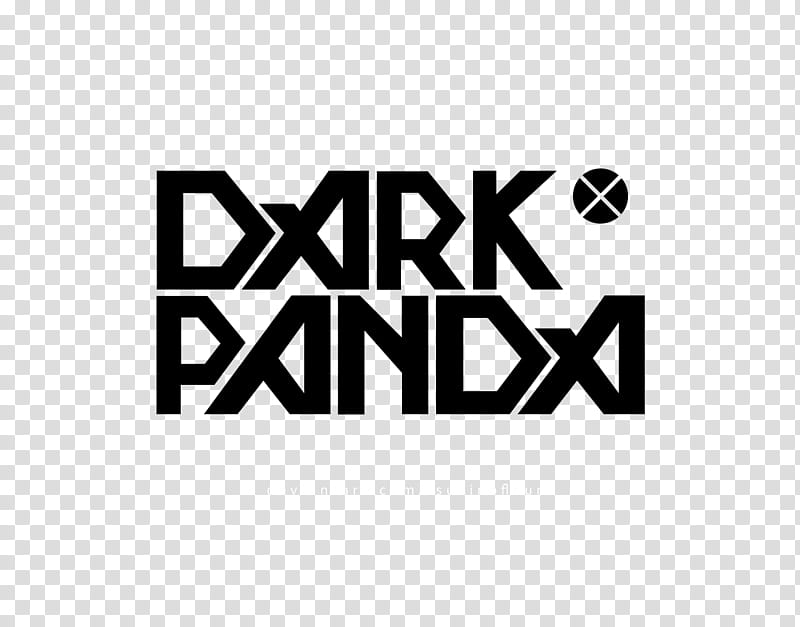 Dark Panda Logo transparent background PNG clipart