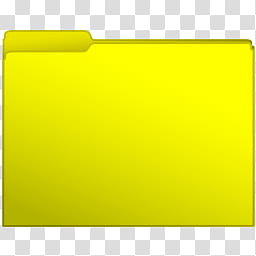 Basic Set  of  Warm Color Computer Folder Icons, -Bright-Yellow, yellow folder icon transparent background PNG clipart