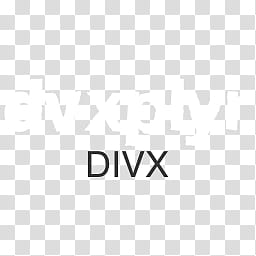Hellwoodica Text Icons s, DivXPlayer, DVXPLYR DIVX logo transparent background PNG clipart