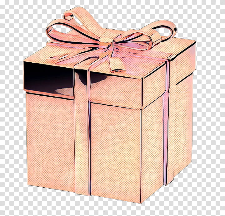 red gift box PNG transparent image download, size: 547x600px