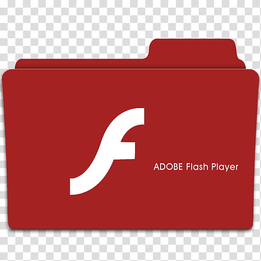 Adobe program ico, Adobe Flash Player folder icon transparent background PNG clipart