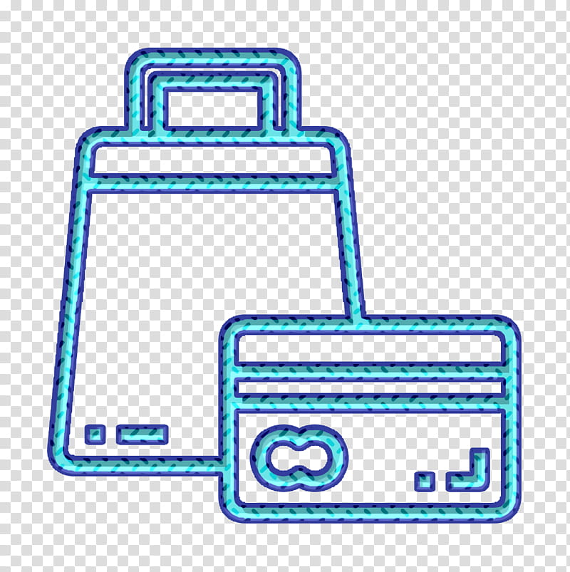 Checkout icon Shopping icon Shopping bag icon, Rectangle transparent background PNG clipart