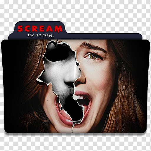 TV Series Folder Icons , scream___tv_series_folder_icon_v_by_dyiddo-davxpo transparent background PNG clipart