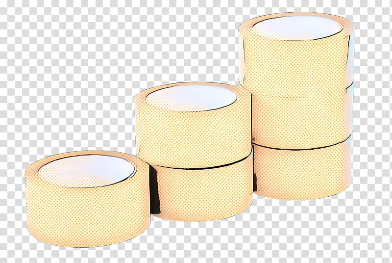 Tape, Wax, Flameless Candle, Boxsealing Tape, Lighting, Yellow, Cylinder, Beige transparent background PNG clipart