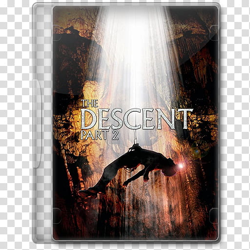 DVD Icon , The Descent (Part ) (), The Descent Part  DVD case transparent background PNG clipart