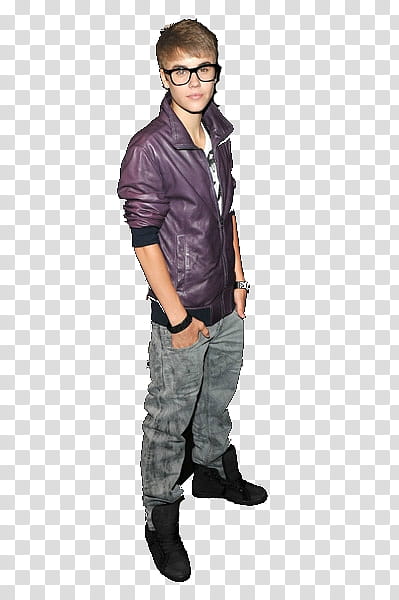 Super MEGA Justin Bieber, standingJustin Bieber with two hands on pockets transparent background PNG clipart