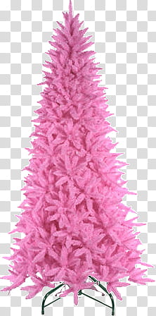 Free Christmas Trees shop Brushes plus Cutout, pink pre-lit Christmas tree transparent background PNG clipart