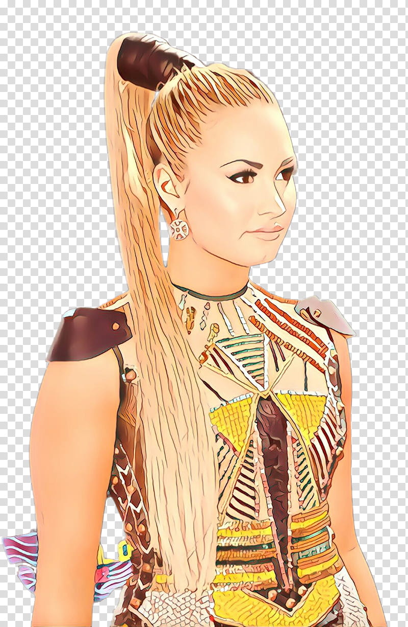 Demi Lovato Model Fashion Blond Music, Cartoon, Teen Choice Awards, Hair, Wig, Cowboy Hat Hat, Female, Musician transparent background PNG clipart