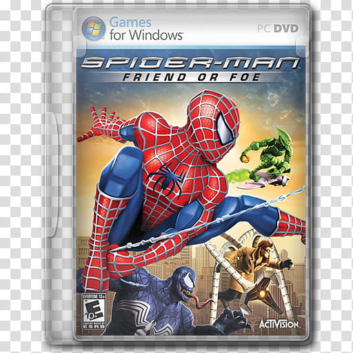 Game Icons , Spider Man Friend or Foe transparent background PNG clipart