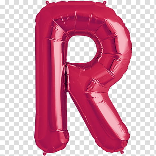 Cryba, red letter R balloon transparent background PNG clipart