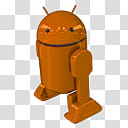 Android D Icons And Blender D Model Set , Android-DIconOrange- transparent background PNG clipart