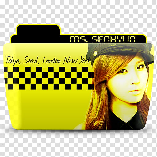 SNSD Mr Taxi Folder Icon , Seohyun  transparent background PNG clipart